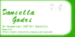 daniella godri business card